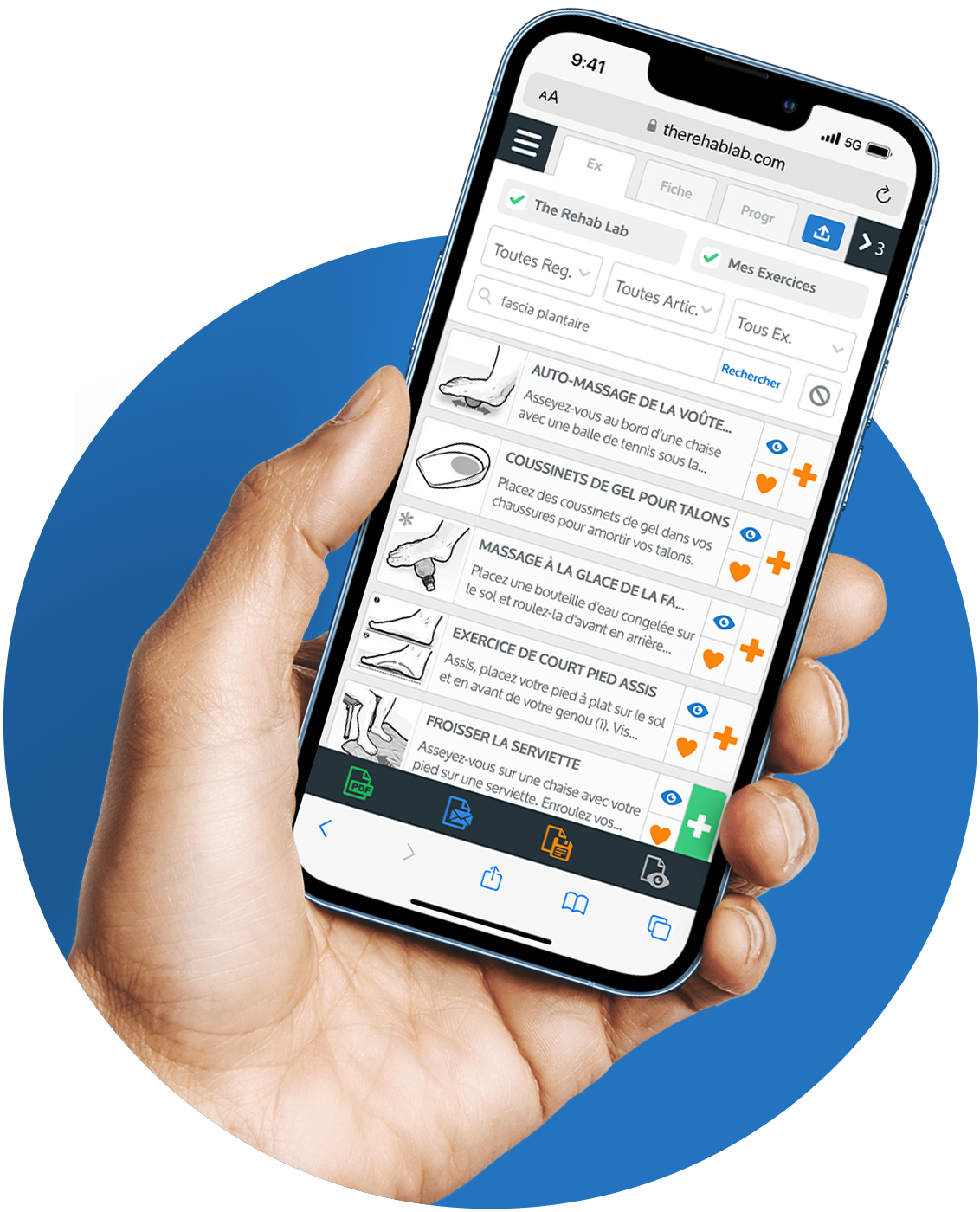 The Rehab Lab on mobile