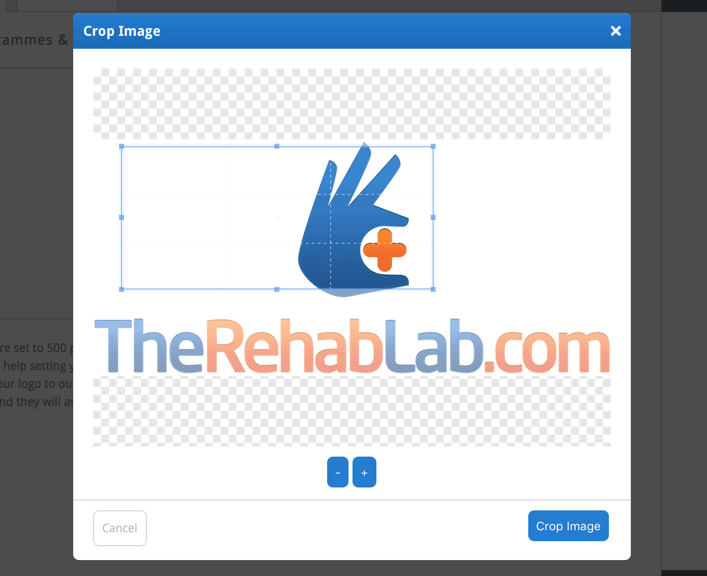 Crop your logo
