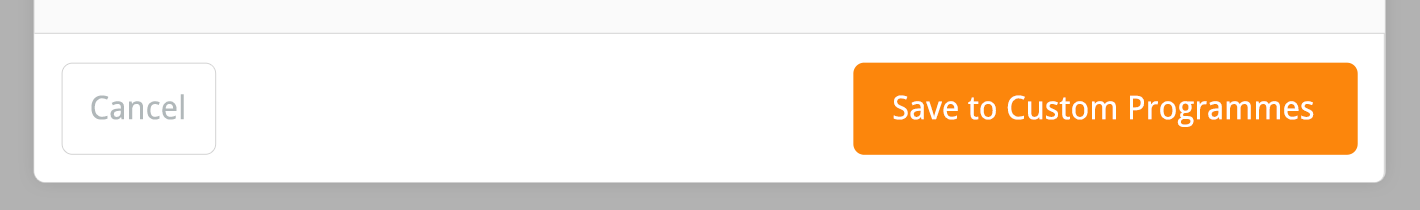 Click the Save to Custom Programmes button
