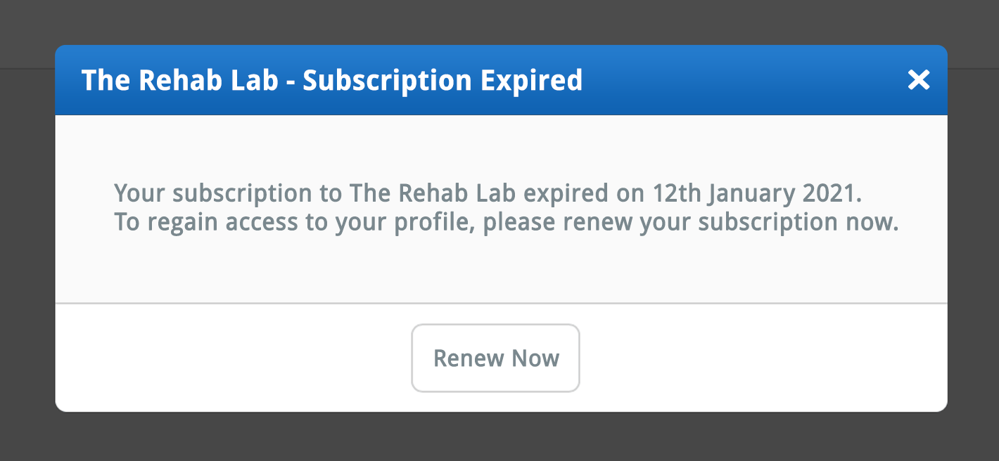 subscription expiration warning